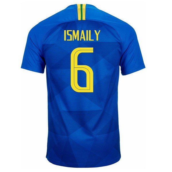 Camiseta Brasil 2ª Ismaily 2018 Azul